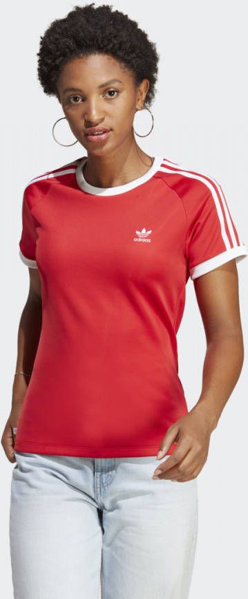 Adidas Adicolor Classics Slim 3 Stripes + Dames T Shirts