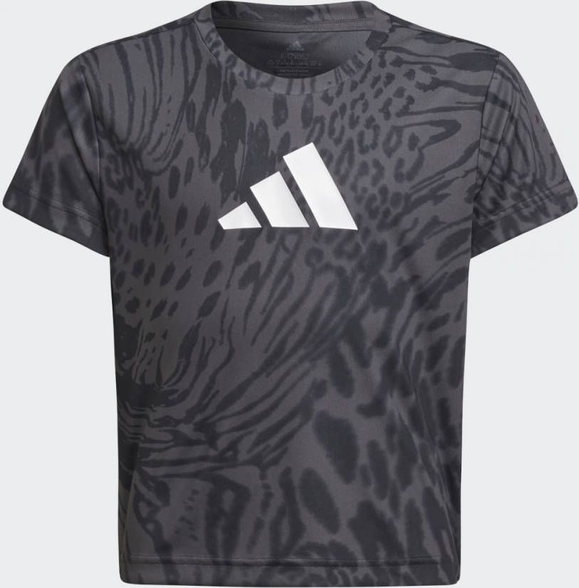 Adidas Aeroready Sport Icons Animal Print Basisschool T Shirts