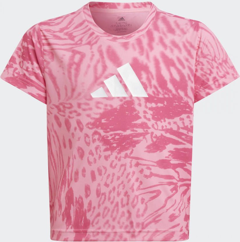 Adidas Aeroready Sport Icons Animal Print Basisschool T Shirts
