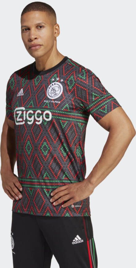adidas Ajax Daily Paper Pre Match Trainingsshirt 2022 2023 Multicolor