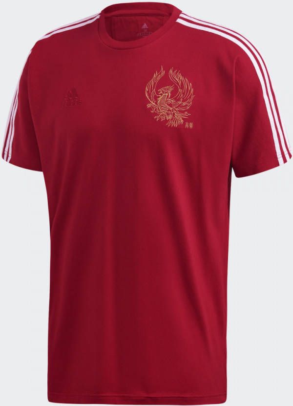 adidas Arsenal T shirt Chinese New Year Bordeaux/Wit LIMITED EDITION