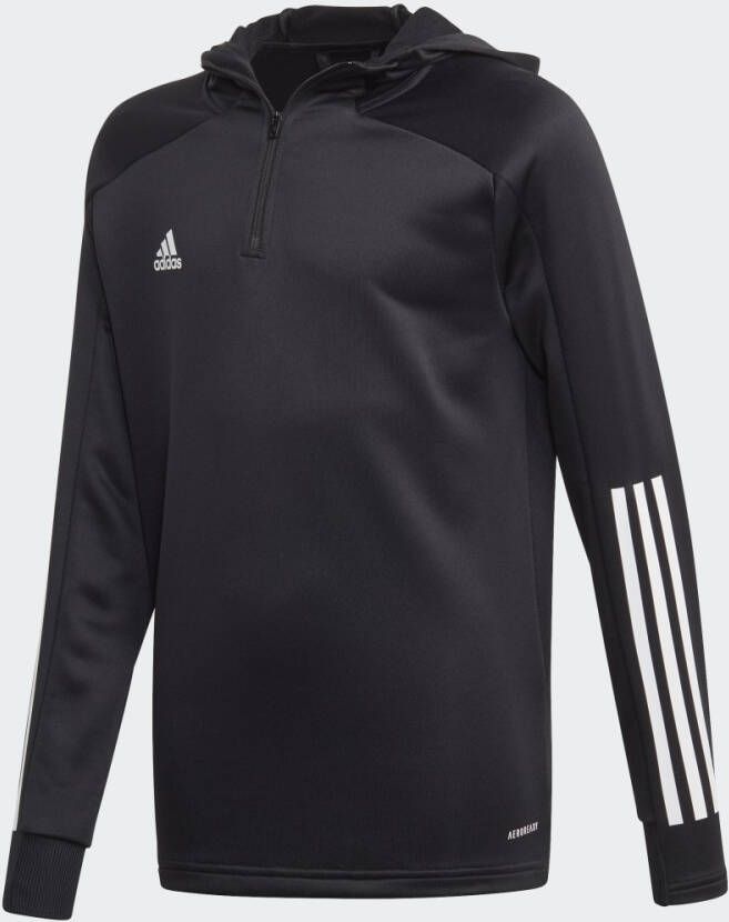 adidas Trainingsjas Condivo 20 Hood Zwart/Wit Kinderen