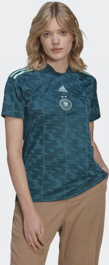 Adidas Duitsland 21/22 Uitshirt Mystery Green Dames