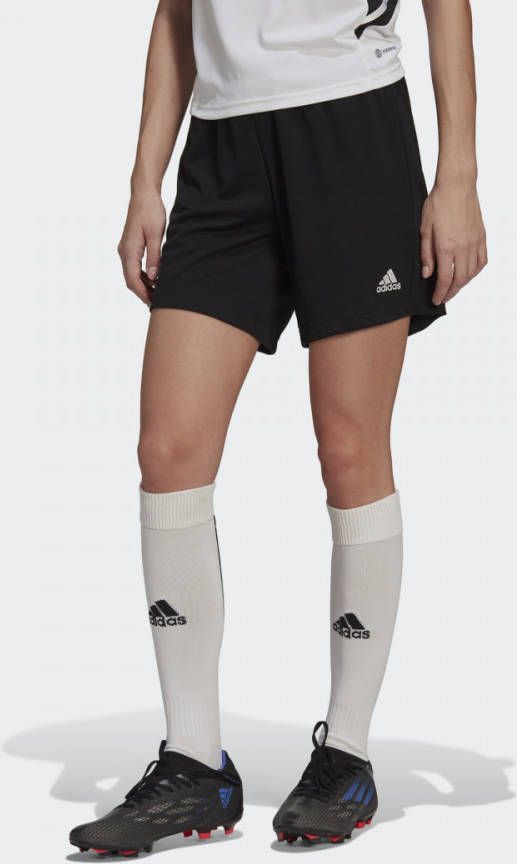 adidas Entrada 22 Voetbalbroekje Dames Zwart Wit