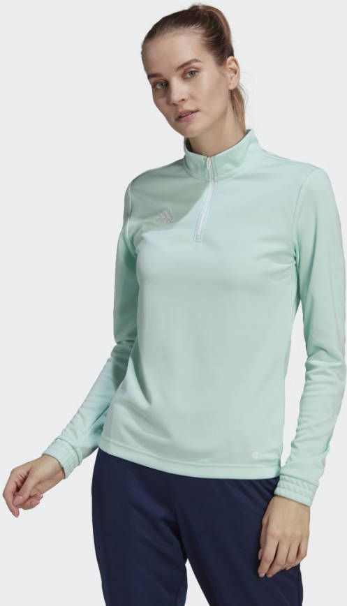 adidas Entrada 22 Trainingstrui Dames Mintgroen Wit