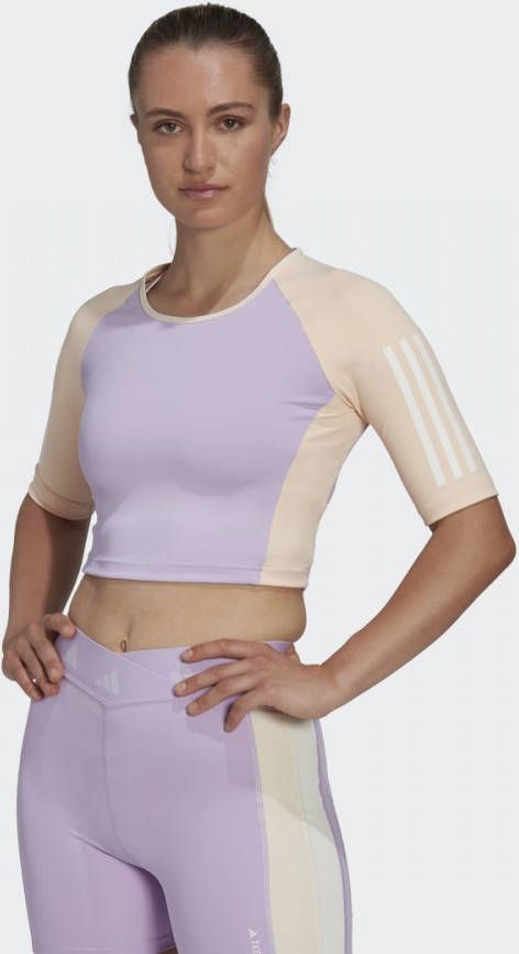Adidas Hyperglam Training Crop Dames T Shirts