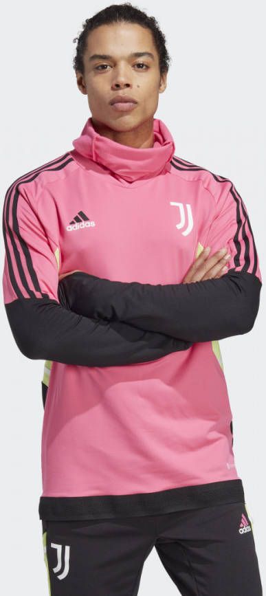 adidas Juventus Trainingsshirt Condivo Pro 22 Warm Roze/Zwart/Geel
