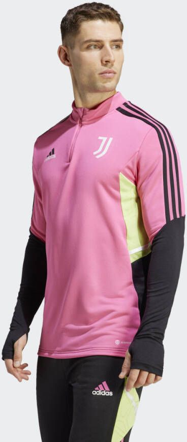 adidas Juventus Trainingsshirt Condivo 22 Roze/Zwart/Geel