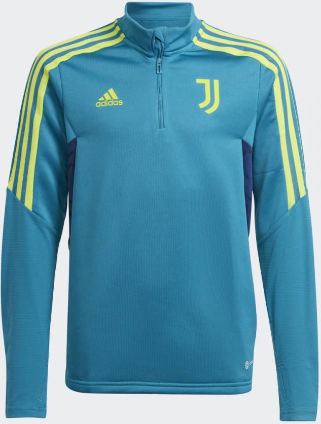 Adidas Kids adidas Juventus Trainingstrui 2022 2023 Kids Blauw Geel