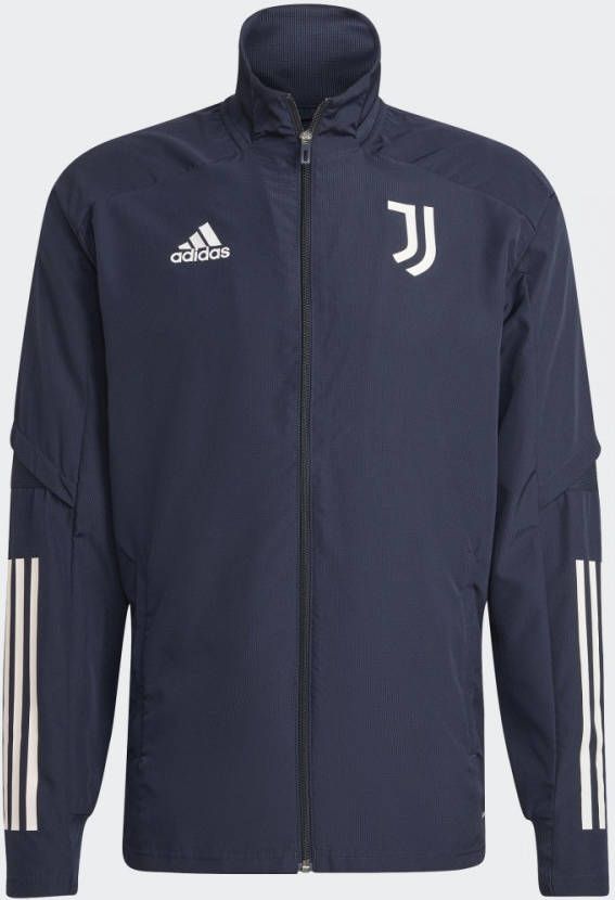 adidas Juventus Presentatie Trainingsjack 2020 2021 Donkerblauw Lichtgrijs