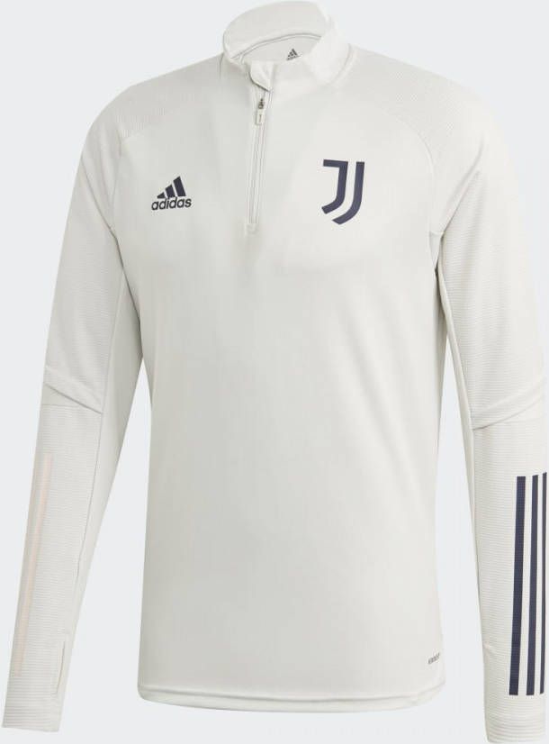adidas Juventus Trainingstrui 2020 2021 Lichtgrijs Donkerblauw