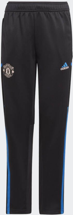 Adidas Kids adidas Manchester United Trainingsbroek 2022 2023 Kids Zwart Blauw Wit