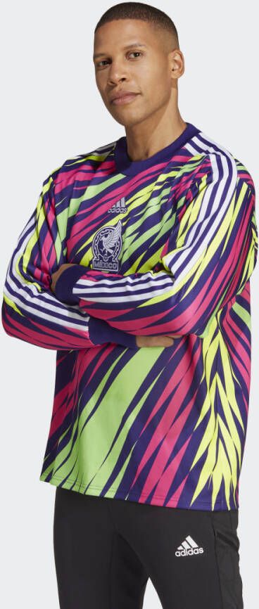 adidas Mexico Icon Keepersshirt Geel Roze Blauw