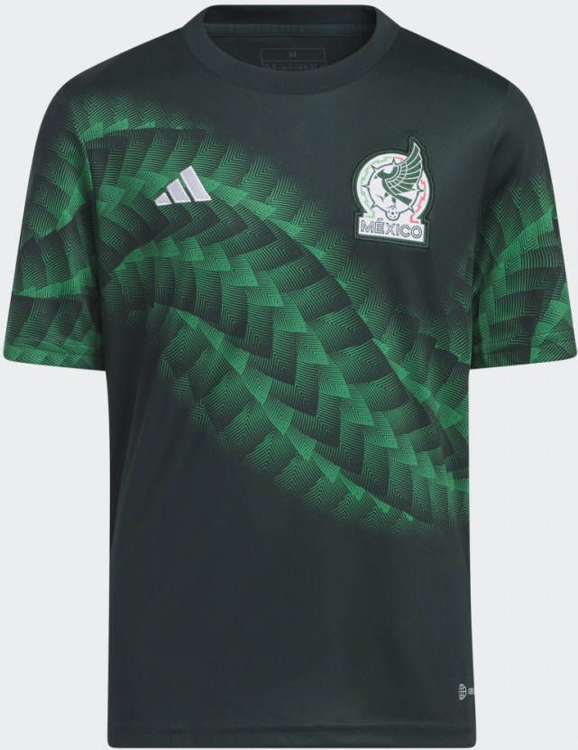 adidas Mexico Trainingsshirt Presentation WK 2022 Groen/Wit Kinderen