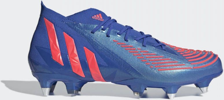 adidas Predator Edge.1 IJzeren Nop Voetbalschoenen(SG)Blauw Rood