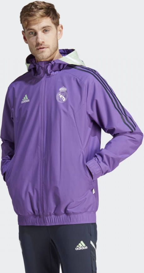 adidas Real Madrid Trainingsjas Condivo 22 All Weather Paars