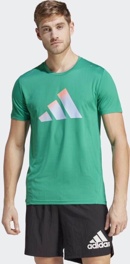 Adidas Run Icons 3 Bar Logo Heren T Shirts