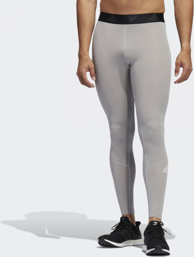 Adidas TechFit Lange Legging Mgh Solid Grey Heren