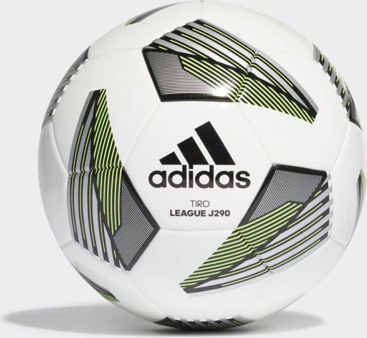 adidas Tiro League Voetbal J290 Wit Zwart Zilver Geel