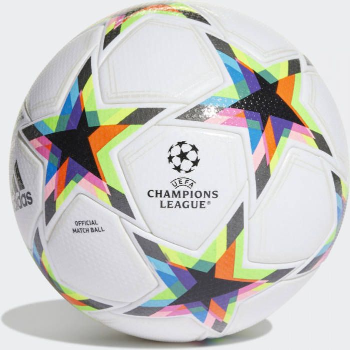 adidas Voetbal Champions League 2022 Pro Wedstrijdbal Wit/Zilver/Turquoise