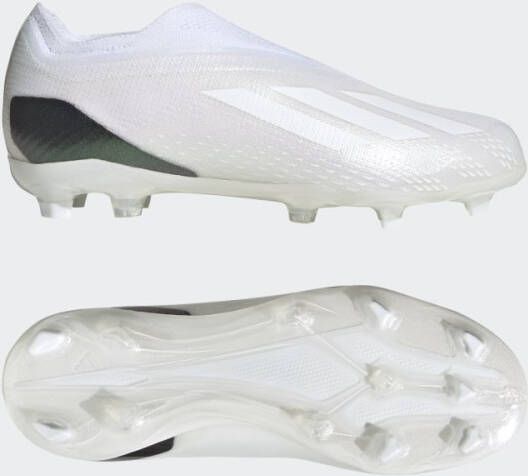 adidas X Speedportal + FG Pearlized Wit/Zwart Kinderen