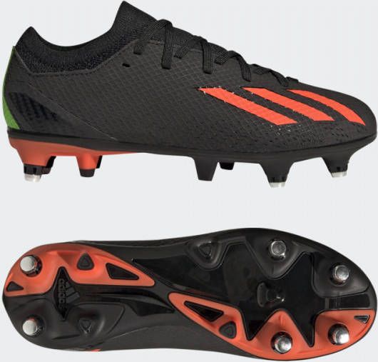 adidas X Speedportal .3 SG Shadowportal Zwart/Rood/Groen