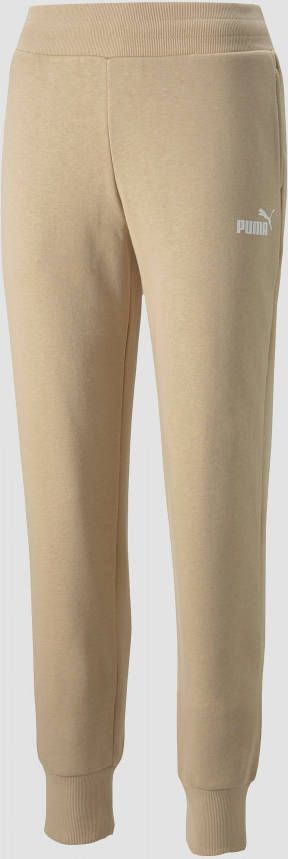 PUMA Essentials Sweat Fleece Club Trainingsbroek Dames Beige