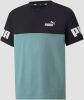 Puma power shirt zwart/blauw kinderen online kopen