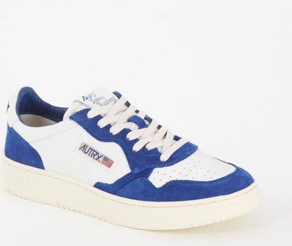 Autry Tennis Academy sneaker van leer met su&#xE8, de details