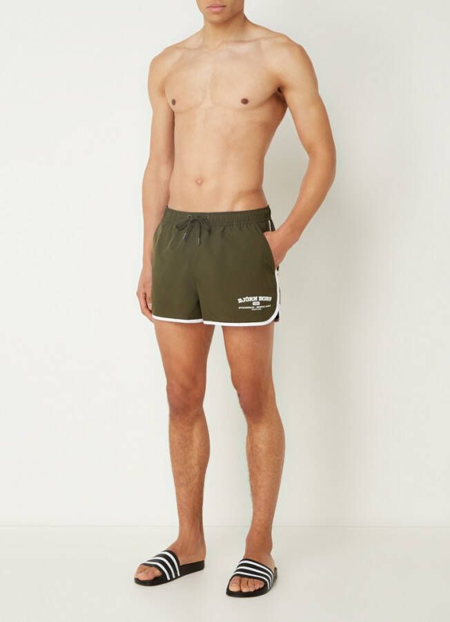 Bjorn Borg Bjö, rn Borg Zwemshorts met steekzakken en print