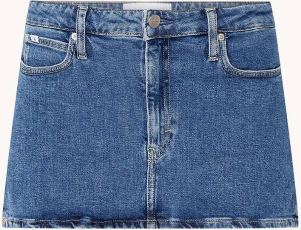 Calvin Klein Micro mini spijkerrok met medium wassing