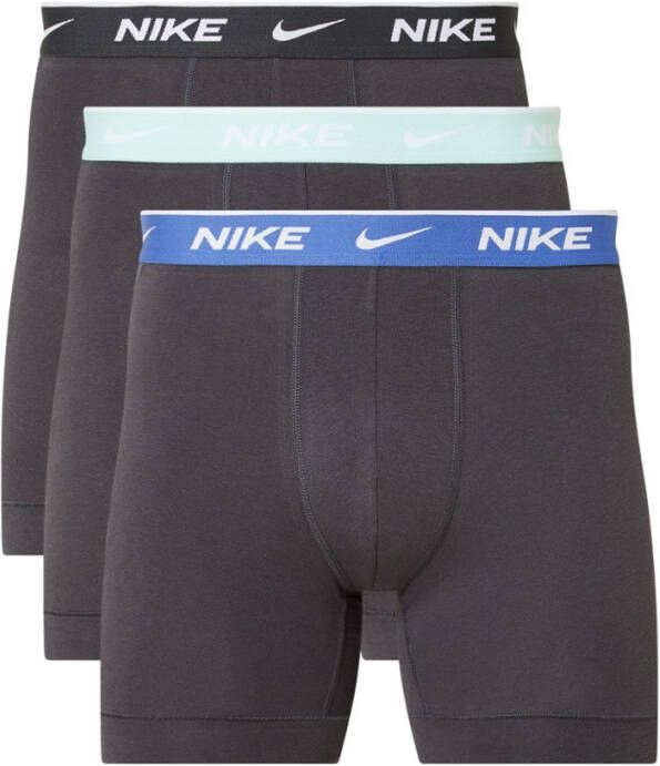 Nike Boxershorts met Dri Fit en logoband in 3 pack