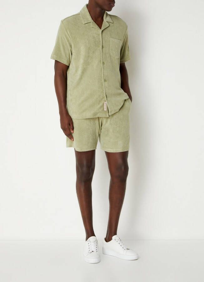 RVLT Revolution Regular fit shorts van badstof