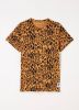 Mini Rodini Leopard T shirt van lyocell met panterprint online kopen