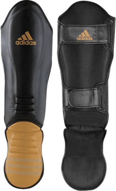 Adidas Scheenbeschermers Hybrid Super Pro XL Zwart/Goud