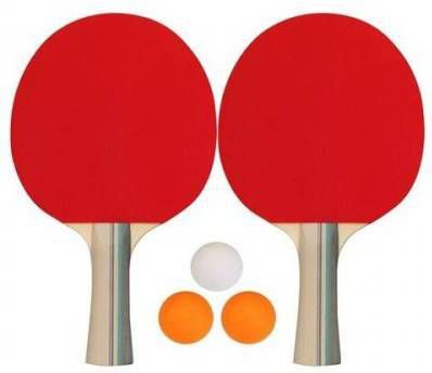 Get&amp, Go Tafeltennisset 2 Sterren Rood/Zwart