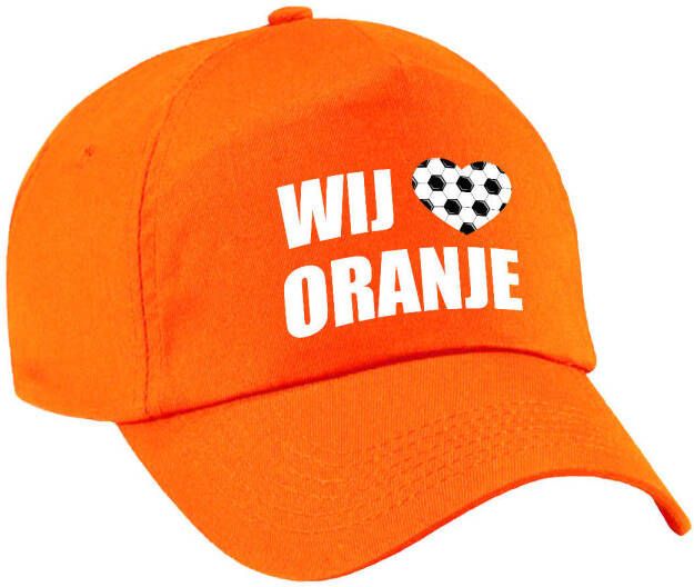 Holland Supporter Pet/Cap Wij Houden Van Oranje Ek/Wk Voor Kinderen Verkleedhoofddeksels