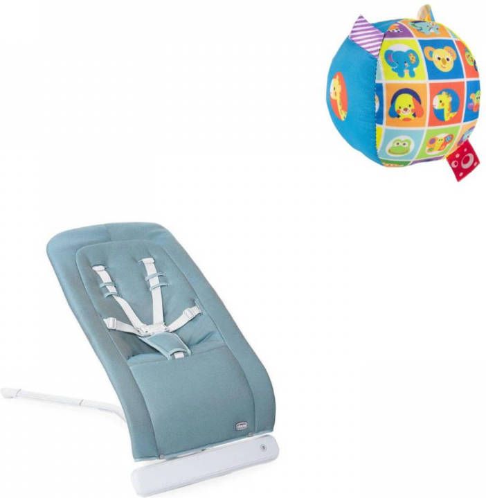 Chicco Bundel Wipstoel Relax Rhythm &apos, N&apos, Sound Acquarelle & Bal Met Rammelgeluid