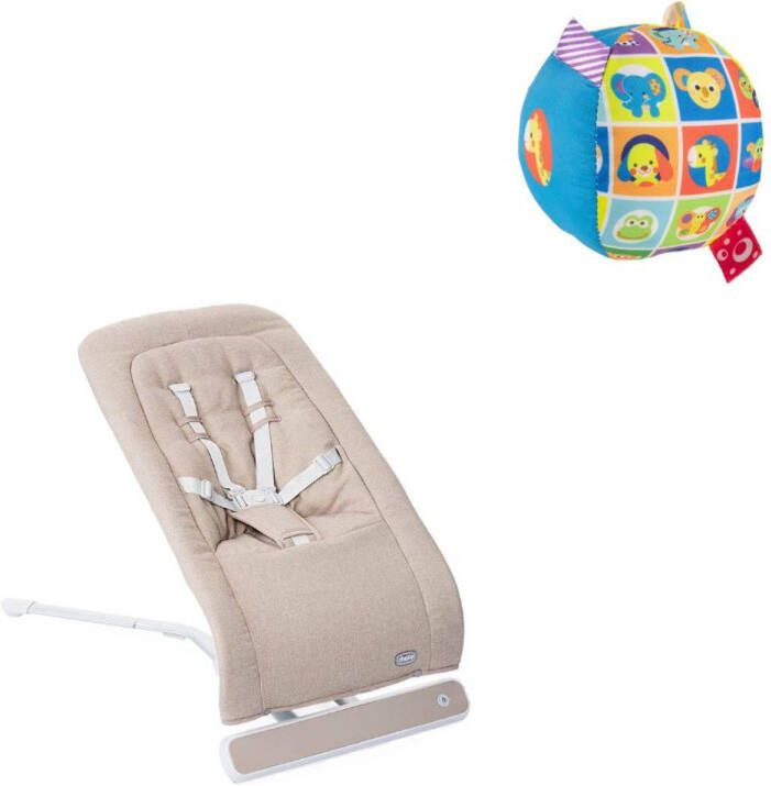 Chicco Bundel Wipstoel Relax Rhythm &apos, N&apos, Sound Sand & Bal Met Rammelgeluid