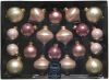 Decoris Glazen Kerstballenset In Assorti Kleuren En Vormen, Set A 20 Stuks online kopen