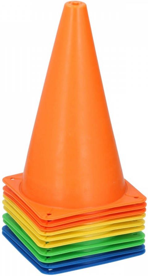 Dunlop 40x Stuks Sport/voetbal Training Pionnen 23 Cm Pionnen