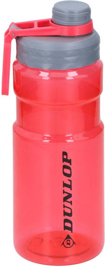 Dunlop Bidon/drinkfles Transparant Rood 1100 Ml Drinkflessen