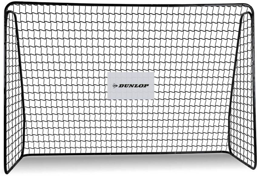 Dunlop Voetbaldoel 300 X 205 X 120 Cm Metaal Voetbaltrainingsmateriaal Zwart