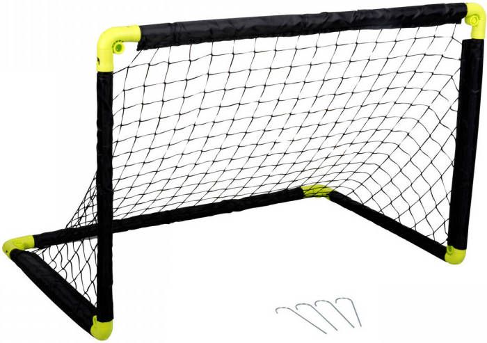 Dunlop Voetbaldoel Opvouwbare Voetbalgoal 90 X 59 X 61 Cm Zwart/geel