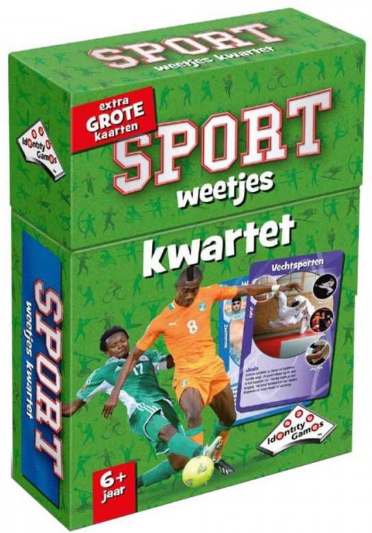 Identity Games Sport weetjes kwartet kaartspel