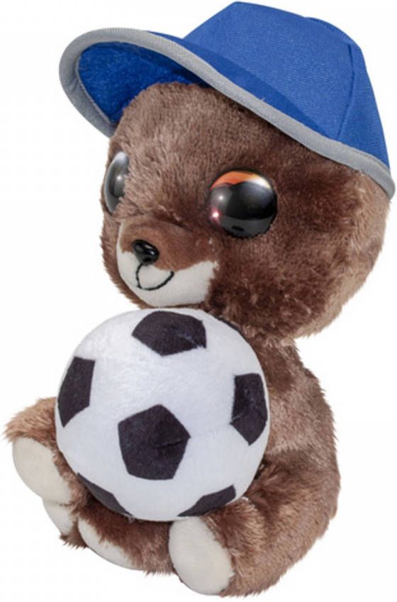 Lumo Stars Knuffel Hond Voetbal Pukki Junior 15 Cm Pluche