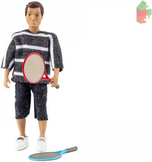 Lundby Poppenhuis Set Man Met Tennisrackets