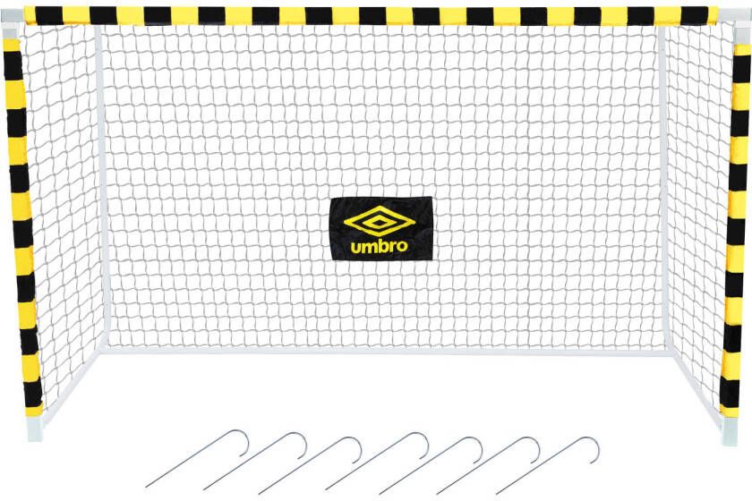 Umbro Voetbaldoel 300 X 200 X 110 Cm Metaal Voetbaltrainingsmateriaal Makkelijke Montage Zwart/geel