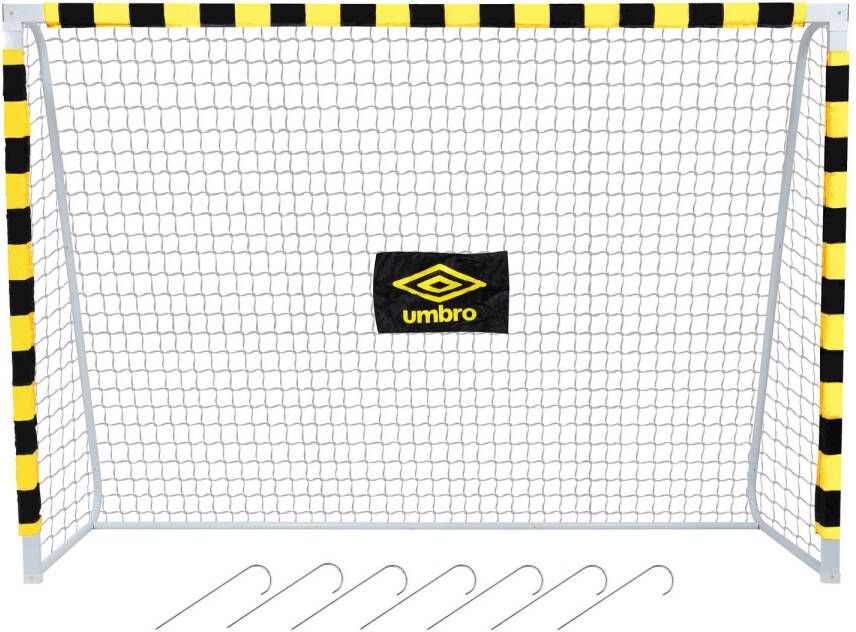 Umbro Voetbaldoel 300 X 200 X 90 Cm Metaal Voetbaltrainingsmateriaal Makkelijke Montage Zwart/geel