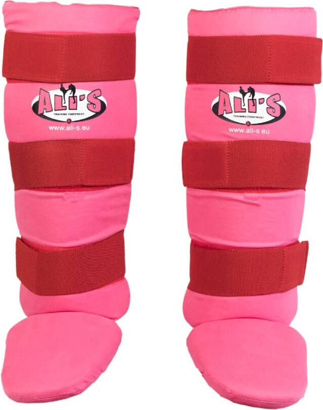 WAYS Ali's Fightgear Scheenbeschermers Vechtsport Roze